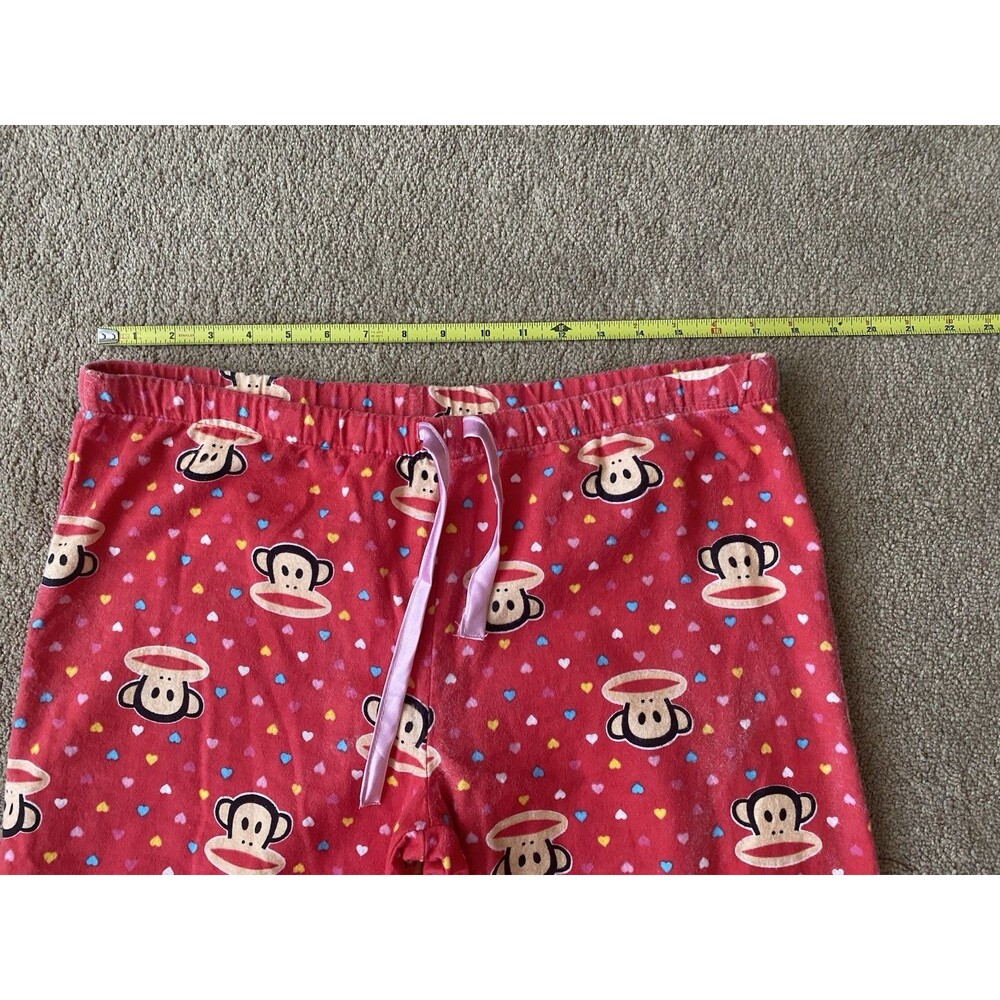 Paul Frank Pajama Set Signature Monkey Red Vintage Y2K Adult Women’s XL - Picture 9 of 16